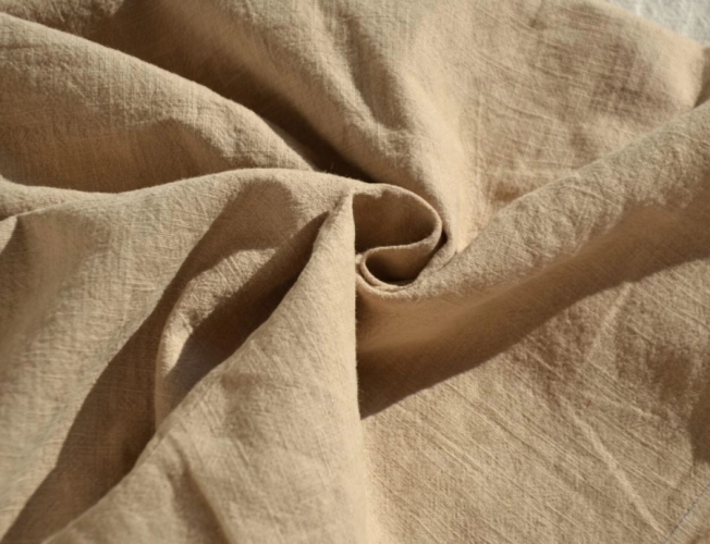 Ткань крапива бежево-песочная